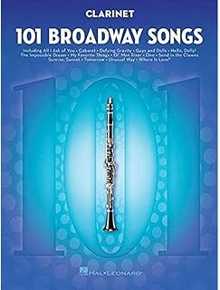 101 Broadway Songs Clarinet Book