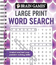 Large Print Swirl Word Search