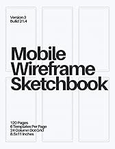 Mobile Wireframe Sketchbook (White) (Mobile Wireframe Sketchpad)