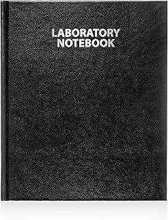 Black Hard Cover Lab Notebook