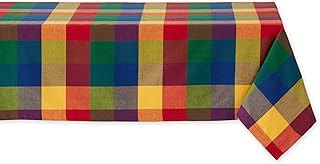 DII Summer Check Tablecloth