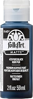 FolkArt Pure Black Acrylic Paint
