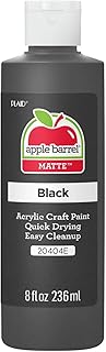 Apple Barrel Black Acrylic Paint