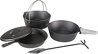 Stansport 6-Piece Iron Cook Set