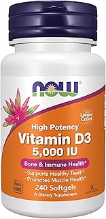 NOW Foods High Potency Vitamin D-3