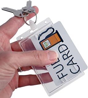 Rigid Fuel Card Keychain Holder