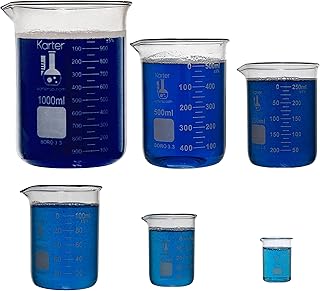 Karter Scientific Glass Beaker Set