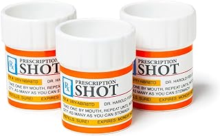 Prescription Pill Bottle Shot Glasses