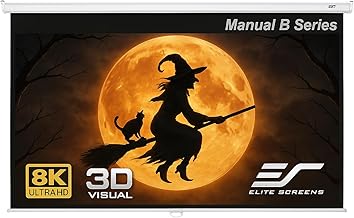 Elite 100-Inch Manual Projector Screen