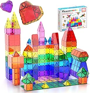 PicassoTiles 60-Piece Magnet Blocks