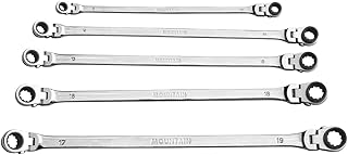 Mountain 5pc Ratcheting Wrench Set