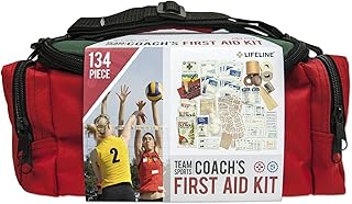 Lifeline Team Sport First Aid and Safety Kit, Stocked with Essential First aid Components for Emergencies Resulting from Outdoor and Team Sports Activities