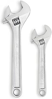 Crescent Adjustable Wrench Set - Home Improvement, Repair & Garage Hand Tools - Carded - 2 Piece Wrenches Set - 8" & 12" - AC2812VS