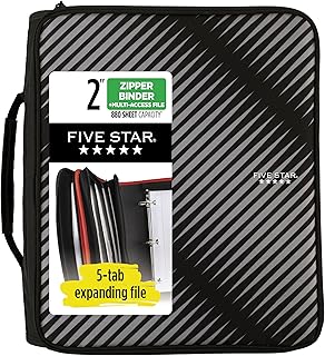 Five Star 2-Inch Zipper Binder