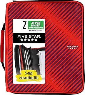 Five Star 2-Inch Zipper Binder