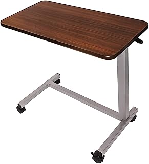 Vaunn Medical Adjustable Overbed Table