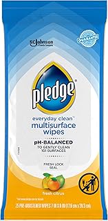 Pledge Citrus Cleaning Wipes