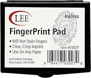 Lee Black Fingerprint Ink Pad