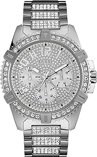 GUESS Gold-Tone Crystal Watch