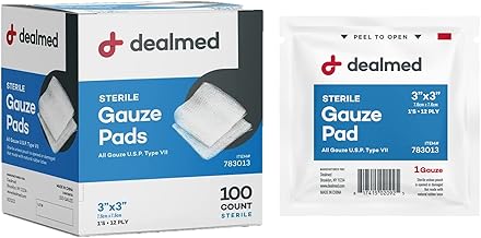 Dealmed Sterile Gauze Pads 100ct