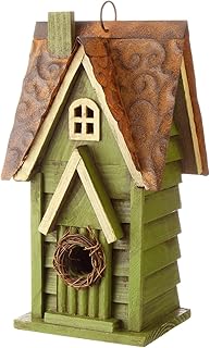 Glitzhome Distressed Bird House
