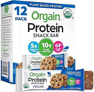 Orgain Organic Vegan Protein Bars