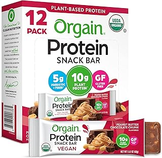 Orgain Vegan Peanut Chocolate Bars
