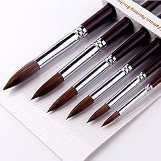 Golden Maple Sable Paint Brushes
