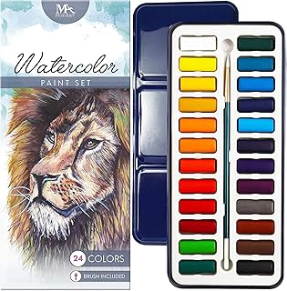 MozArt Portable Watercolor Set