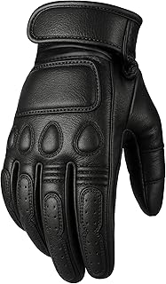 Goatskin Leather Motorcycle Gloves