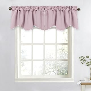 NICETOWN Girl's Room Darkening Valance