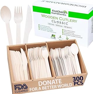 Eco-Friendly Wooden Cutlery Set