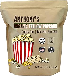 Anthony's Organic Yellow Popcorn