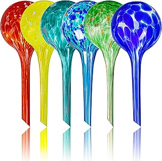 Multicolor Glass Watering Globes