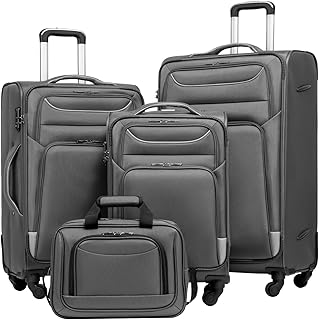 Coolife Lightweight 4-Piece Suitcase Set