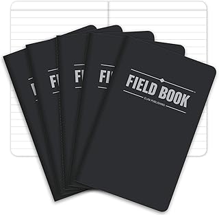 Elan Black Lined Field Notebooks