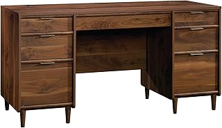 Sauder Clifford Walnut Executive Desk