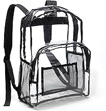 Amazon Basics Clear School Backpack