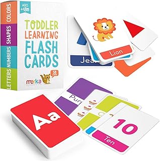 Merka Preschool Learning Flash Cards