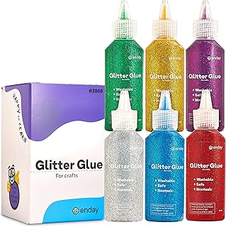 Enday Bright Glitter Glue Set