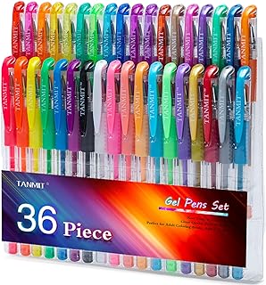 TANMIT 36 Color Gel Pens