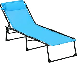 Outsunny Folding Sun Lounger