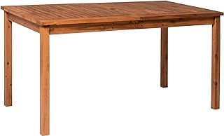 Walker Edison Slatted Dining Table