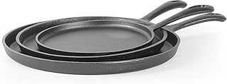 Commercial CHEF 3-Piece Griddle Set