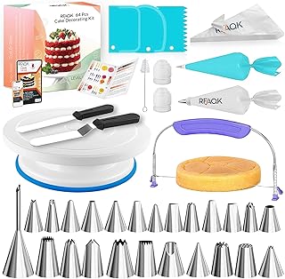 RFAQK 64-Piece Cake Decorating Set