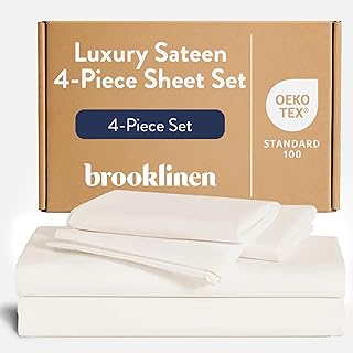 Brooklinen Luxury Sateen Queen Sheets