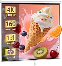 Super Deal Retractable Projector Screen