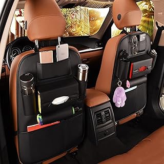 PU Leather Car Seat Organizers