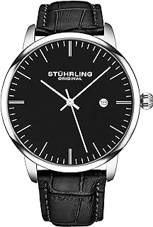 Stuhrling Black Classic Watch