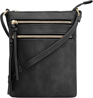 Deluxity Multi-Pocket Crossbody Bag